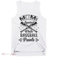 Moms Against White Baseball Pants Tank Top thumb 0