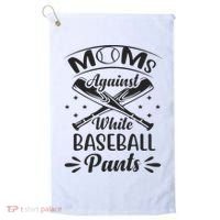 Moms Against White Baseball Pants Golf Towel thumb 0