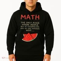 Math And Watermelons Mathematics Calculation Numbers Hoodie thumb 2