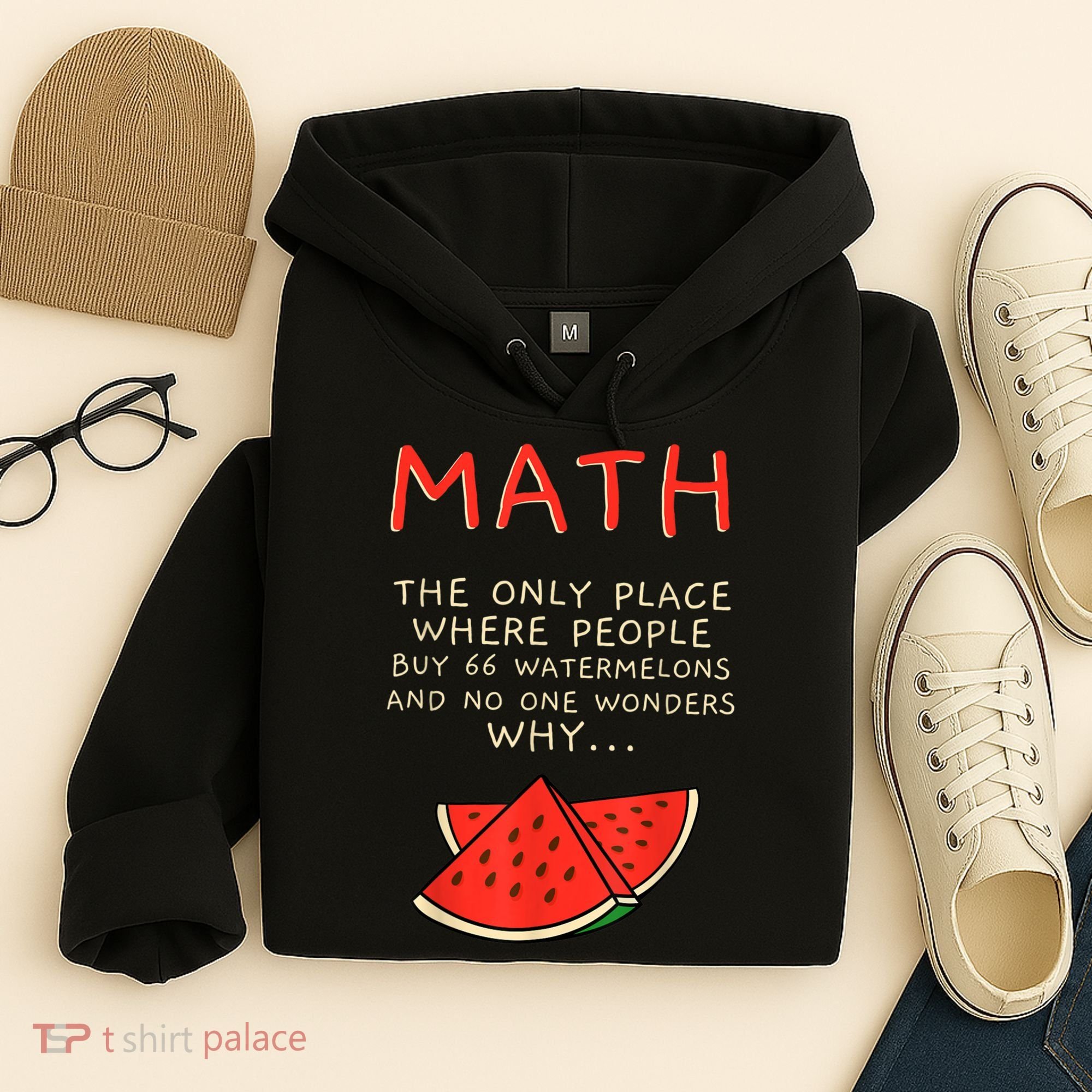 Math And Watermelons Mathematics Calculation Numbers Hoodie