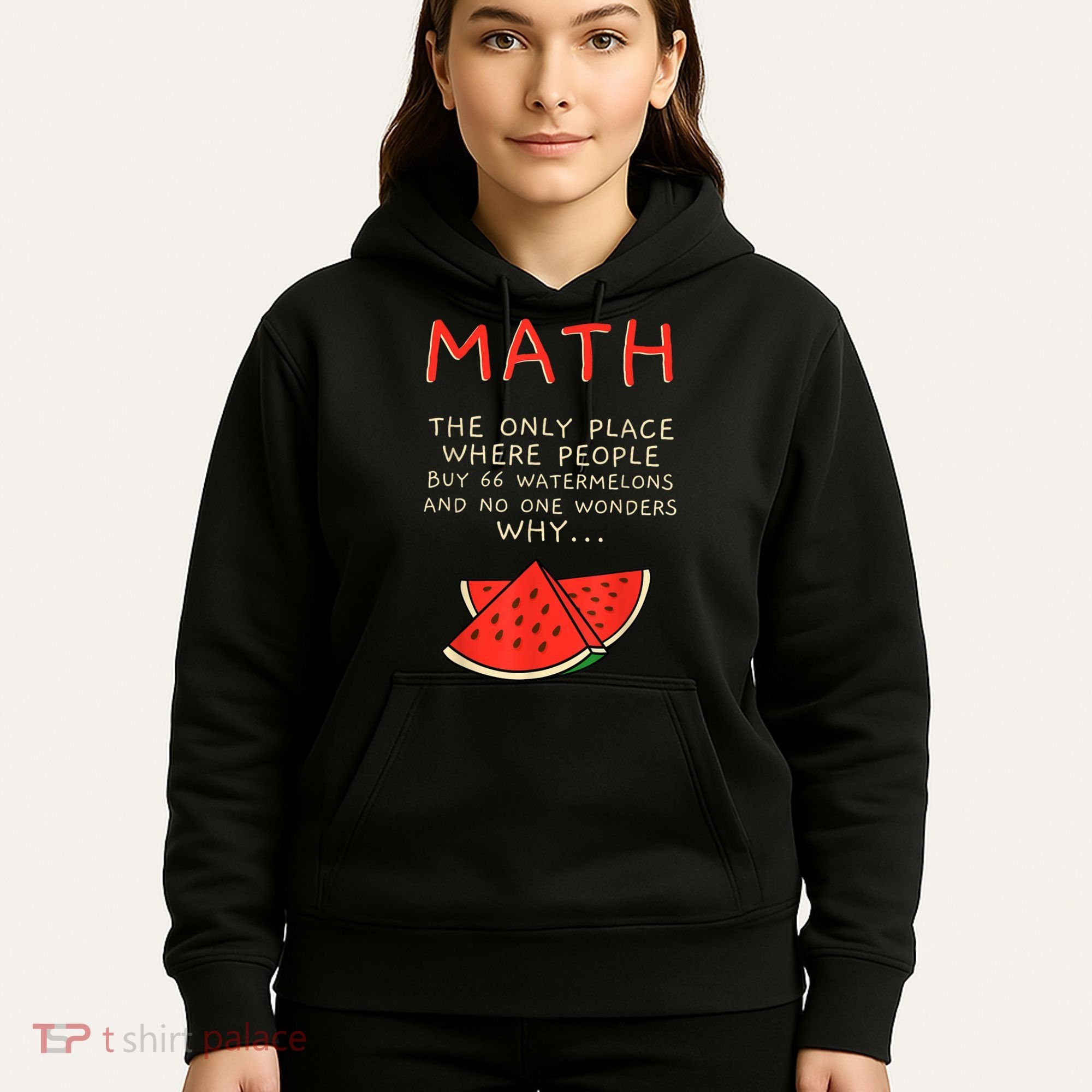 Math And Watermelons Mathematics Calculation Numbers Hoodie