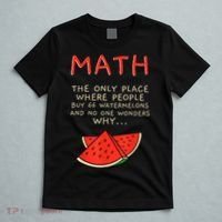 Math And Watermelons Mathematics Calculation Numbers T-Shirt thumb 5