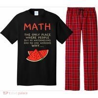 Math And Watermelons Mathematics Calculation Numbers Pajama Set thumb 0