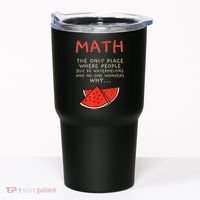 Math And Watermelons Mathematics Calculation Numbers Tumbler thumb 0