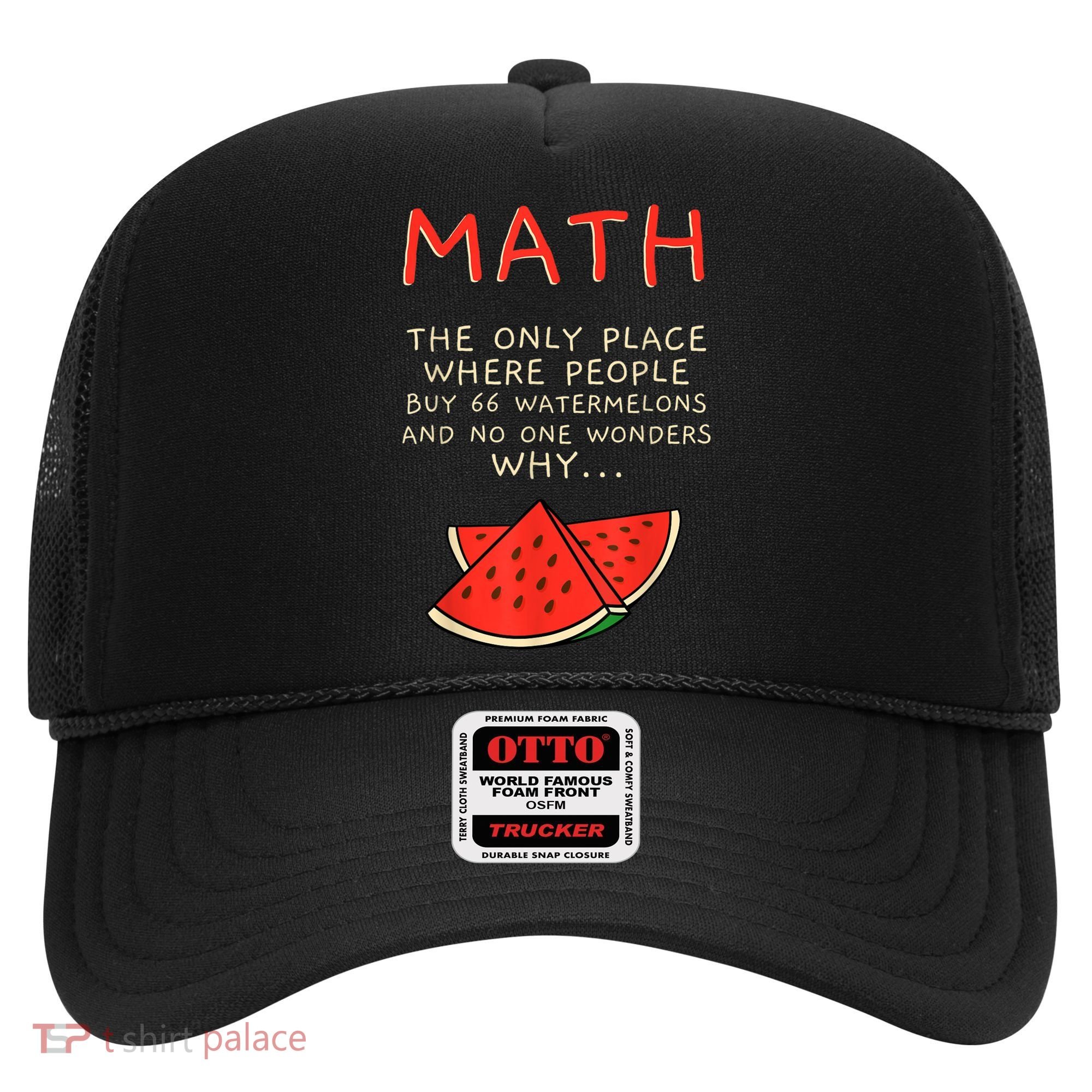 Math And Watermelons Mathematics Calculation Numbers Hat