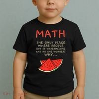 Math And Watermelons Mathematics Calculation Numbers Toddler T-Shirt thumb 2