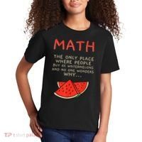 Math And Watermelons Mathematics Calculation Numbers Kids T-Shirt thumb 2