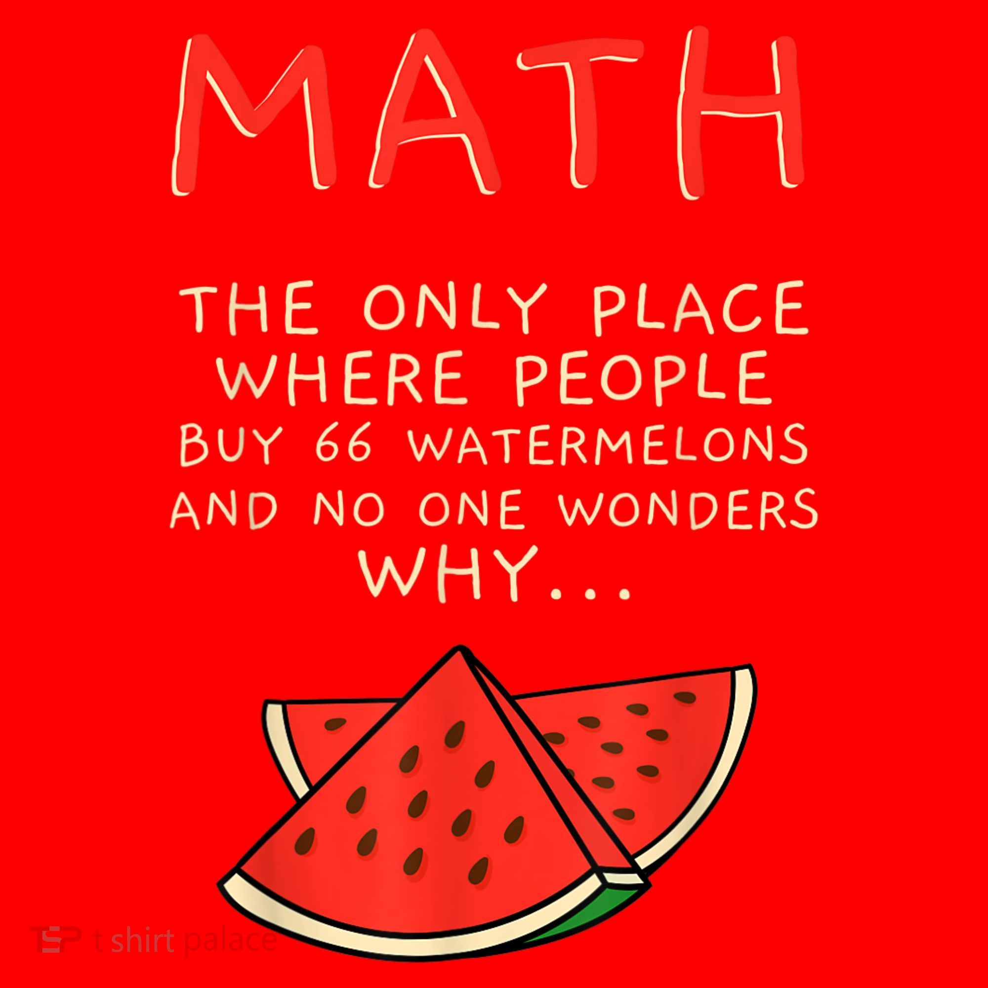 Math And Watermelons Mathematics Calculation Numbers Santa Hat