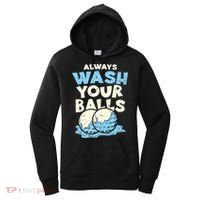 Mens Always Wash Your Balls Funny Gift Funny Joke Golf Professional Gift Women's Hoodie thumb 0