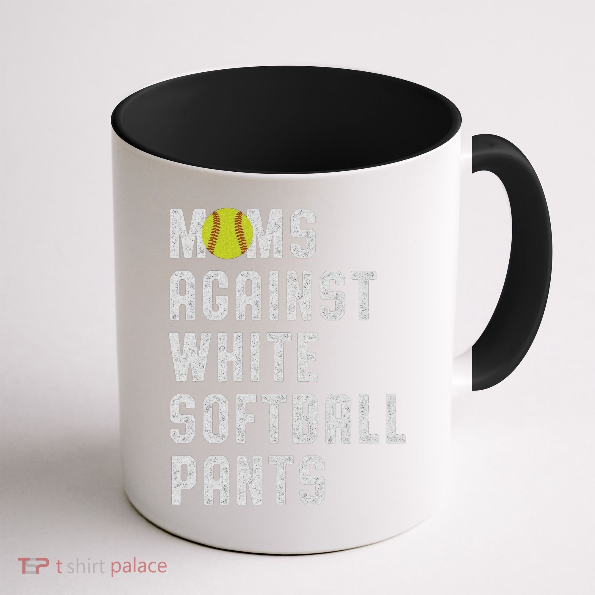Moms Against White Softball Pants Coffee Mug
