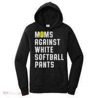 Moms Against White Softball Pants Women's Hoodie thumb 0