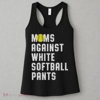 Moms Against White Softball Pants Women's Tank Top thumb 3