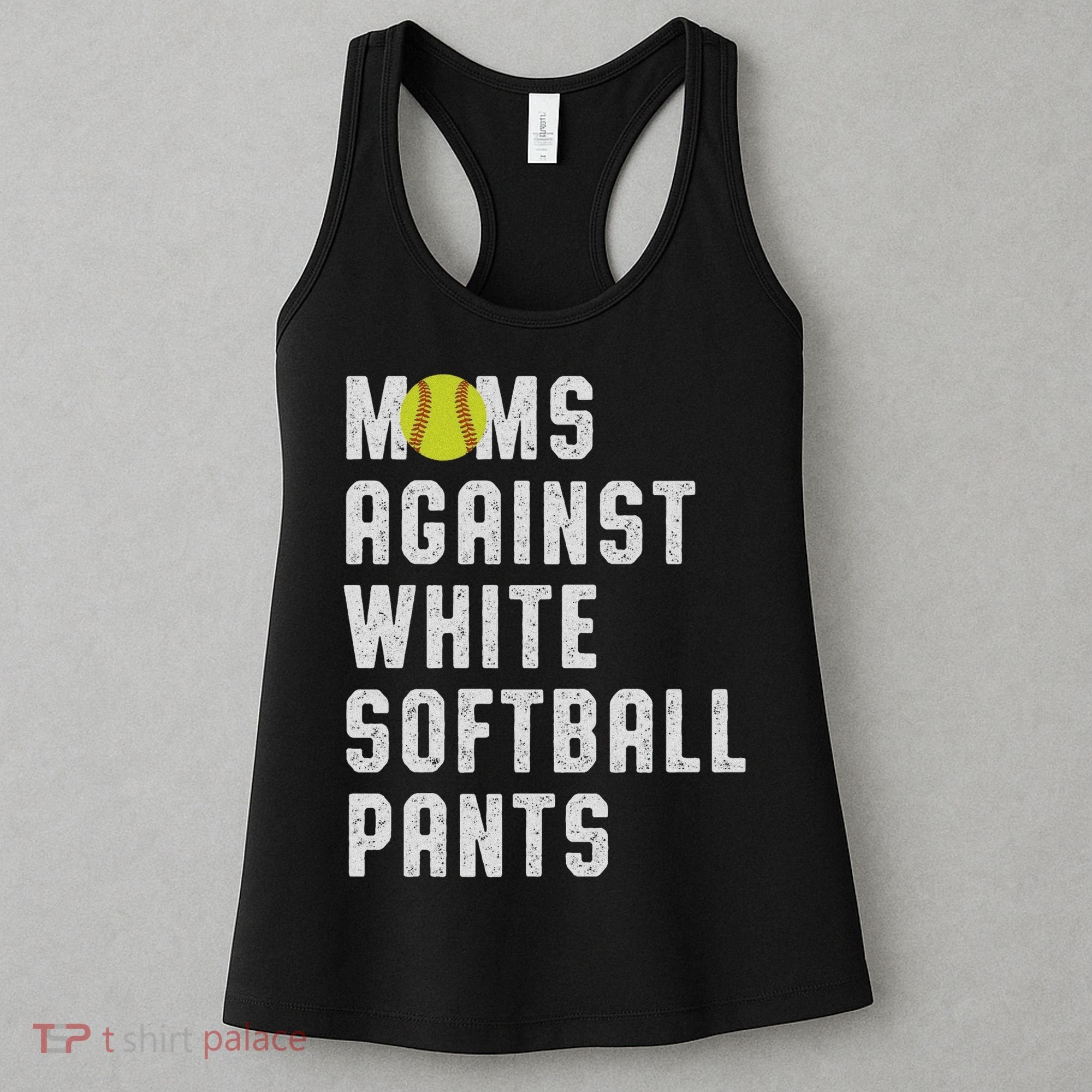 Moms Against White Softball Pants Women's Tank Top