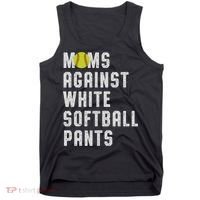 Moms Against White Softball Pants Tank Top thumb 0