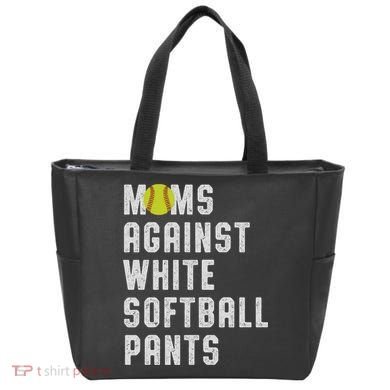 Moms Against White Softball Pants Tote Bag
