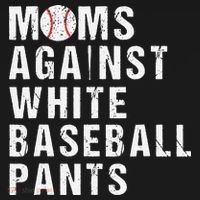 Moms Against White Baseball Pants Backpack thumb 2