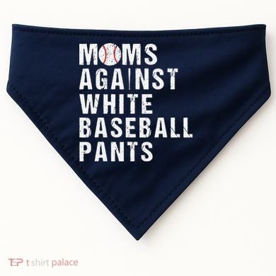 Moms Against White Baseball Pants USA-Made Doggie Bandana
