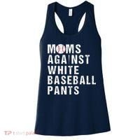 Moms Against White Baseball Pants Women's Tank Top thumb 0
