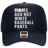 Moms Against White Baseball Pants Hat thumb 0