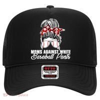 Moms Against White Baseball Pants Hat thumb 0