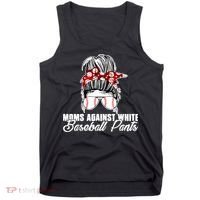 Moms Against White Baseball Pants Tank Top thumb 0