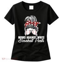 Moms Against White Baseball Pants Women's T-Shirt thumb 0