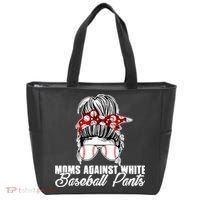 Moms Against White Baseball Pants Tote Bag thumb 0