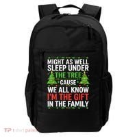 Might As Well Sleep Under The Tree Christmas Pajamas Backpack thumb 0