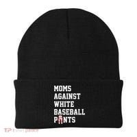 MOMS AGAINST WHITE BASEBALL PANTS Beanie thumb 0