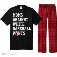 MOMS AGAINST WHITE BASEBALL PANTS Pajama Set thumb 0