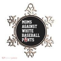 MOMS AGAINST WHITE BASEBALL PANTS Ornament thumb 0
