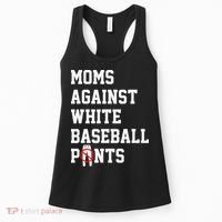 MOMS AGAINST WHITE BASEBALL PANTS Women's Tank Top thumb 0