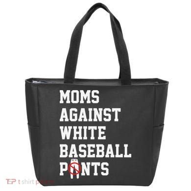 MOMS AGAINST WHITE BASEBALL PANTS Tote Bag