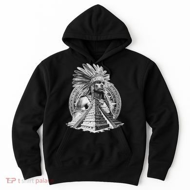 Mexican Aztec Warrior Calendar Mexico Mayan Maya Azteca Hoodie