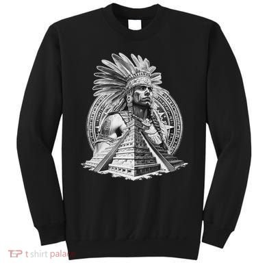 Mexican Aztec Warrior Calendar Mexico Mayan Maya Azteca Sweatshirt