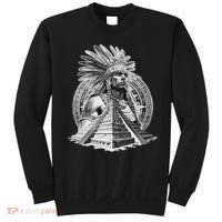 Mexican Aztec Warrior Calendar Mexico Mayan Maya Azteca Sweatshirt thumb 0