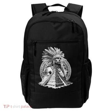 Mexican Aztec Warrior Calendar Mexico Mayan Maya Azteca Backpack