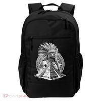 Mexican Aztec Warrior Calendar Mexico Mayan Maya Azteca Backpack thumb 0