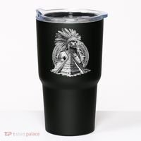 Mexican Aztec Warrior Calendar Mexico Mayan Maya Azteca Tumbler thumb 0