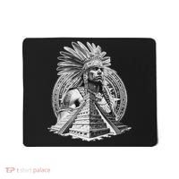 Mexican Aztec Warrior Calendar Mexico Mayan Maya Azteca Mousepad thumb 0