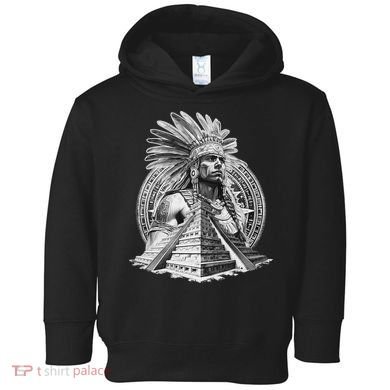 Mexican Aztec Warrior Calendar Mexico Mayan Maya Azteca Toddler Hoodie