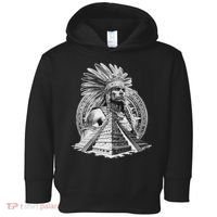 Mexican Aztec Warrior Calendar Mexico Mayan Maya Azteca Toddler Hoodie thumb 0