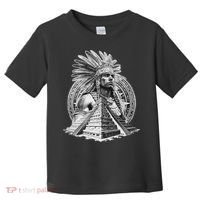 Mexican Aztec Warrior Calendar Mexico Mayan Maya Azteca Toddler T-Shirt thumb 0