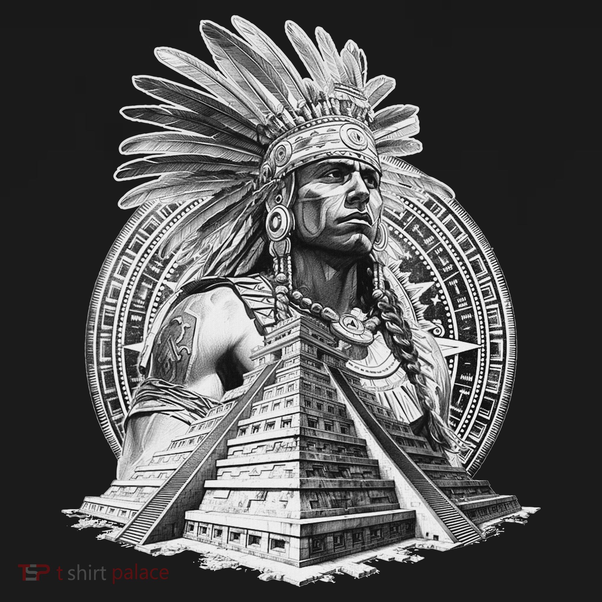 Mexican Aztec Warrior Calendar Mexico Mayan Maya Azteca Visor