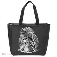 Mexican Aztec Warrior Calendar Mexico Mayan Maya Azteca Tote Bag thumb 0