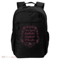 Moms Against White Baseball Pants Funny Baseball Season Mom Backpack thumb 0