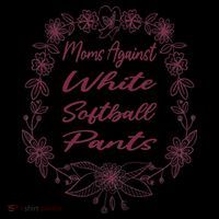 Moms Against White Baseball Pants Funny Baseball Season Mom Coffee Mug thumb 5
