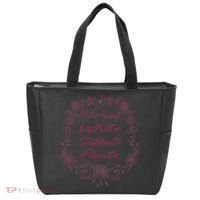 Moms Against White Baseball Pants Funny Baseball Season Mom Tote Bag thumb 0