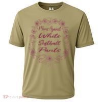 Moms Against White Baseball Pants Funny Baseball Season Mom Cooling Performance Crew T-Shirt thumb 0