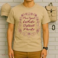 Moms Against White Baseball Pants Funny Baseball Season Mom T-Shirt thumb 6